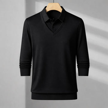 Atlas Refined Polo Sweater